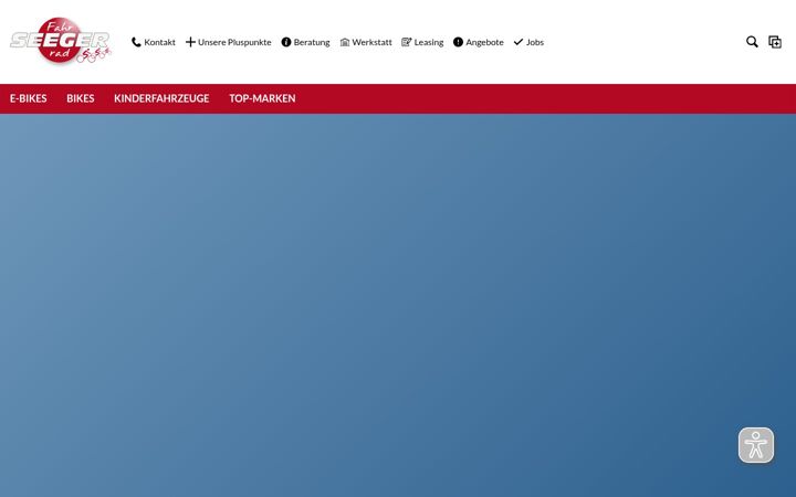 Screenshot von fahrrad-seeger.de