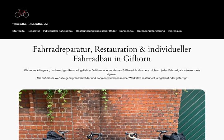 Screenshot von fahrradbau-rosenthal.de