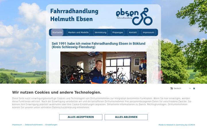Screenshot of fahrradhandlung.com