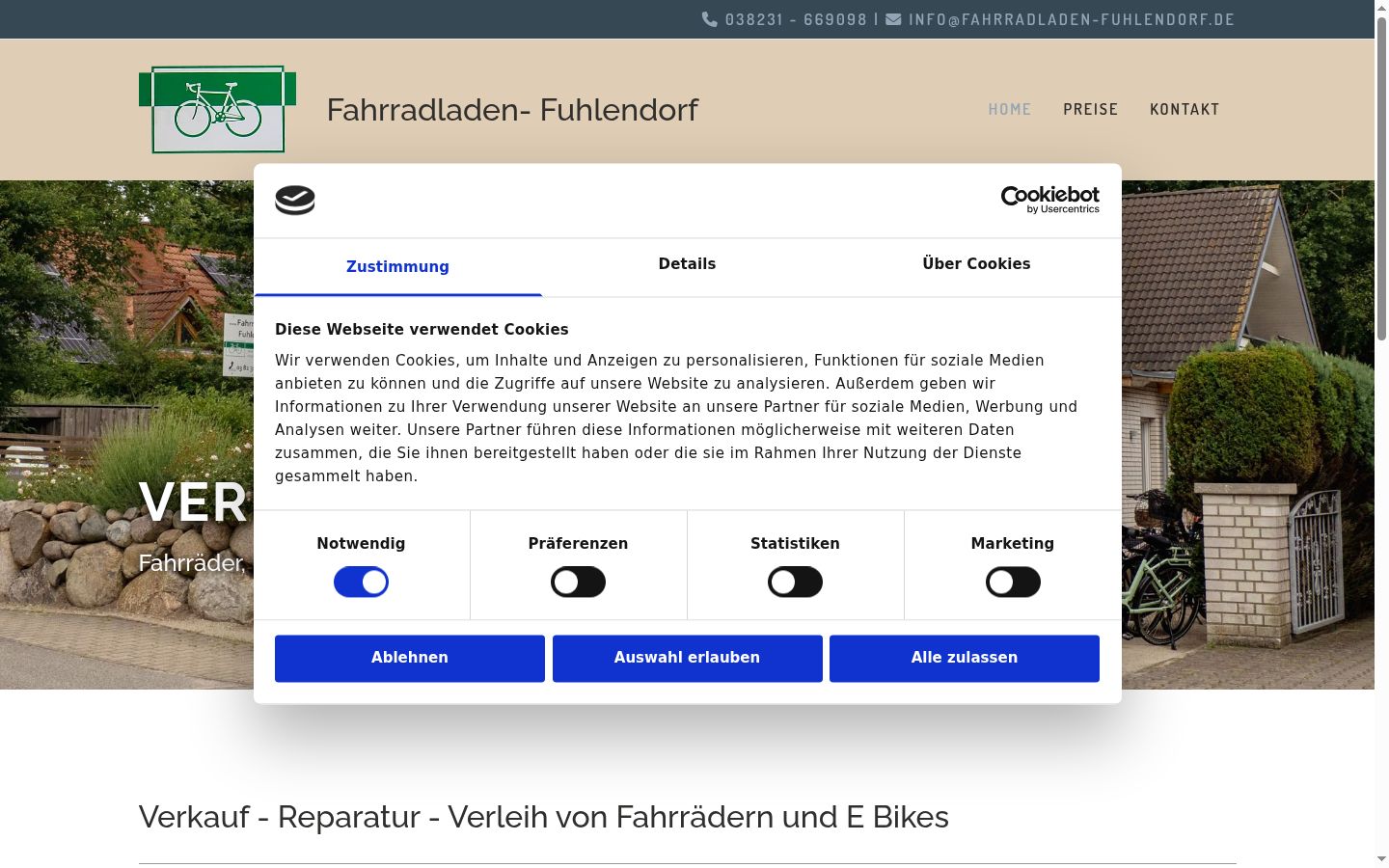 Screenshot tal-banner tal-kunsens muri qabel kwalunkwe interazzjoni