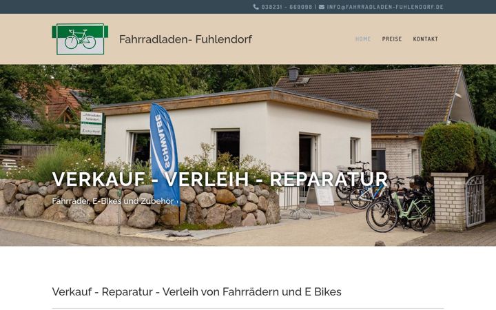 Zrzut ekranu fahrradladen-fuhlendorf.de