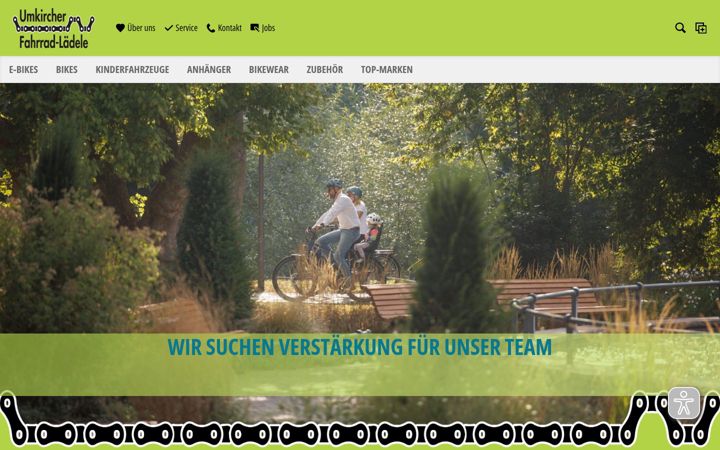Zrzut ekranu fahrradlaedele-umkirch.de
