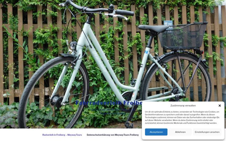 Ekraanipilt saidist fahrradmiete-freiberg.de