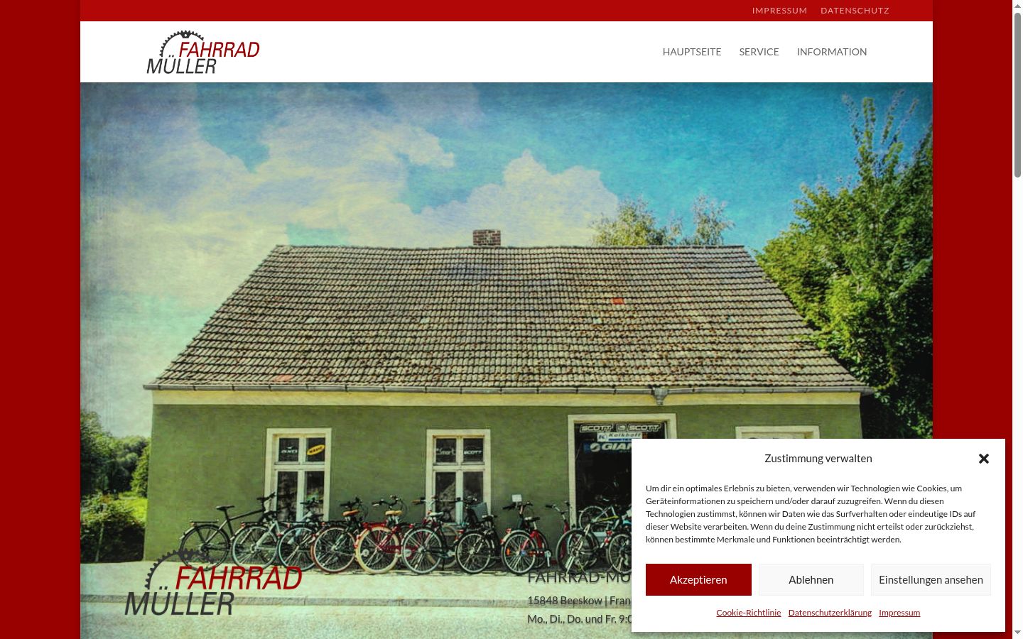 Snímek obrazovky baneru souhlasu zobrazeného před jakoukoli interakcí