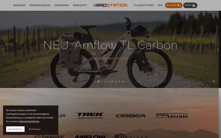 Screenshot von fahrradstation-lindau.de