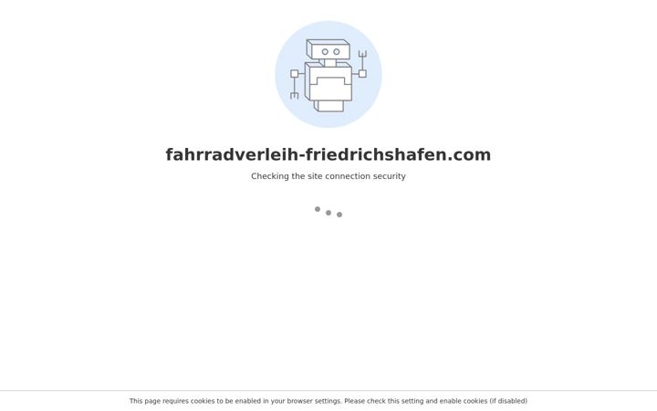 Screenshot of fahrradverleih-friedrichshafen.com