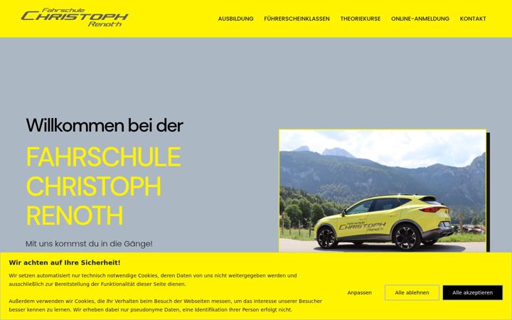 Screenshot von fahrschui.de