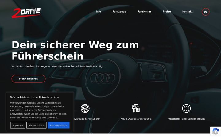 Screenshot von fahrschule-2drive.de