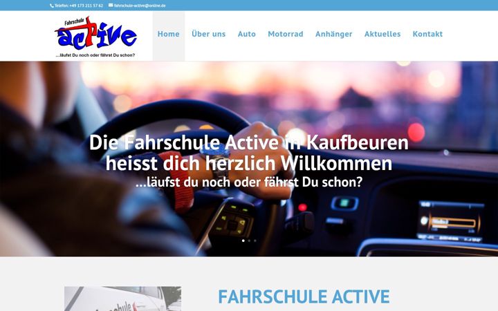 Screenshot von fahrschule-active.de