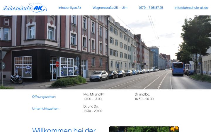 Screenshot von fahrschule-ak.de