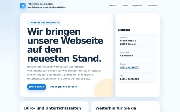 Screenshot von fahrschule-alex-janzen.de