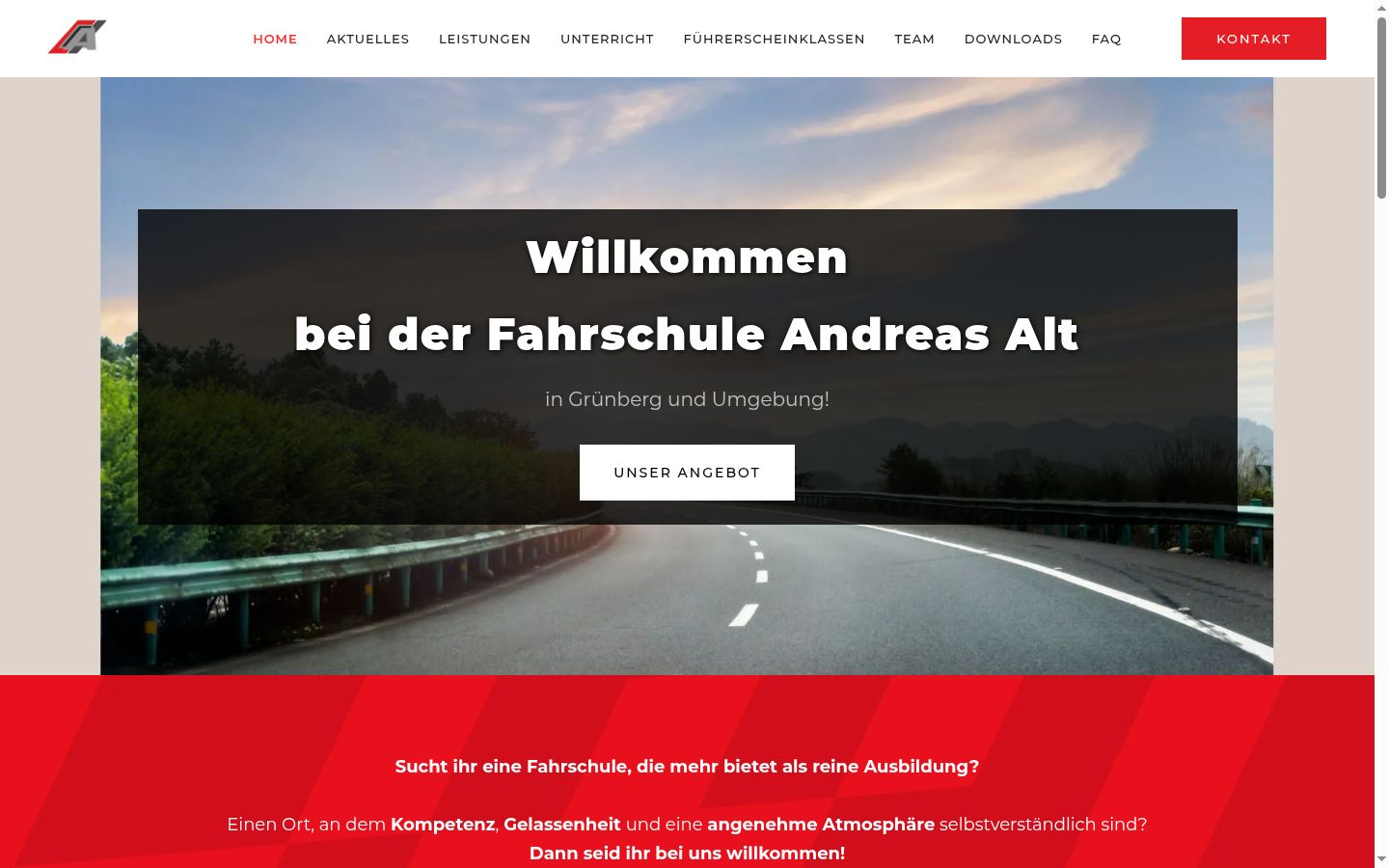 Screenshot des Einwilligungsbanners vor jeglicher Interaktion