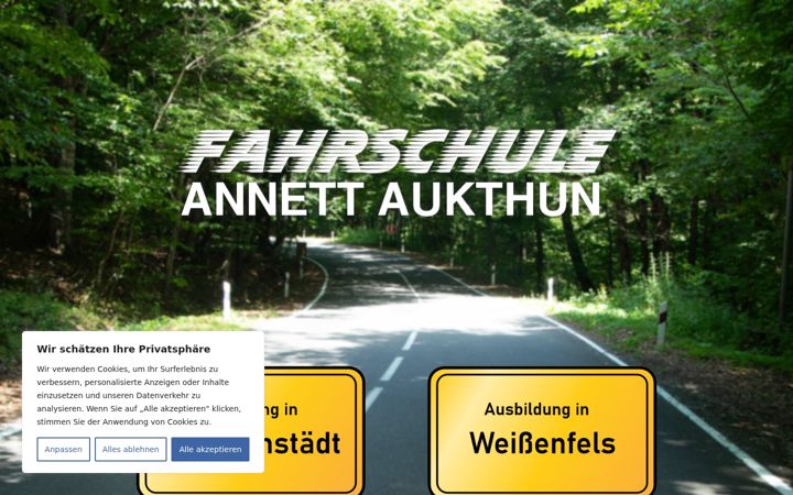 Screenshot von fahrschule-aukthun.de