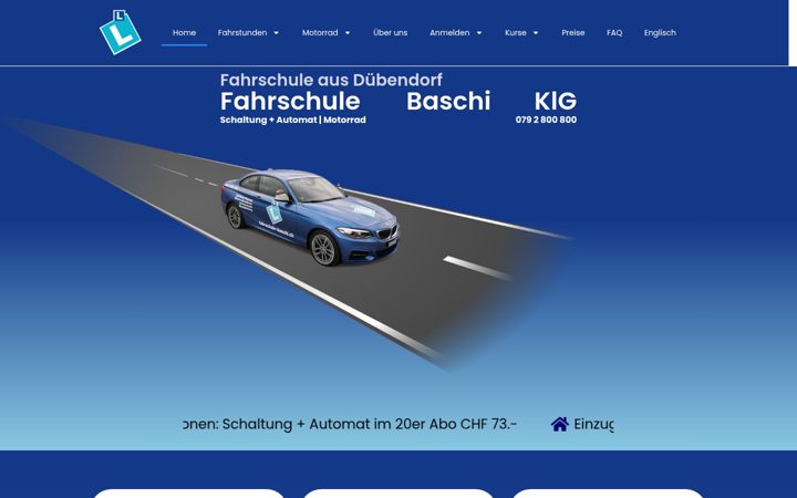 Screenshot of fahrschule-baschi.ch