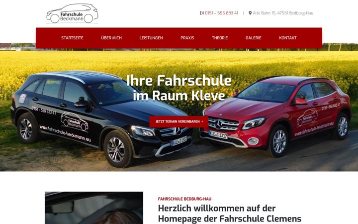 Screenshot ta' fahrschule-beckmann.eu