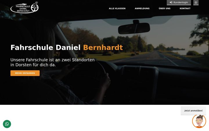 Screenshot of fahrschule-dbernhardt.eu