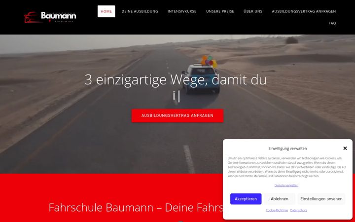Captură de ecran a fahrschule-dreieich.info
