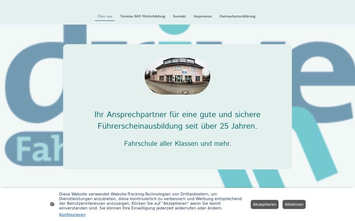 Screenshot stránky fahrschule-drivein.de