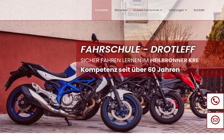 Screenshot stránky fahrschule-drotleff.de