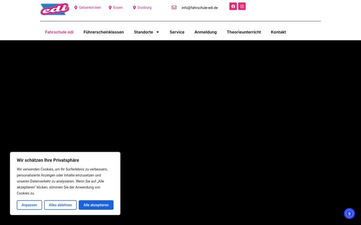 Screenshot of fahrschule-edi.de