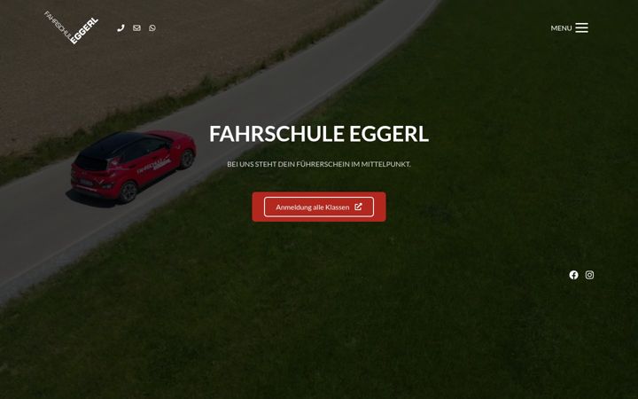 Screenshot stránky fahrschule-eggerl.de