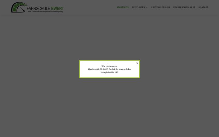 Screenshot of fahrschule-ewert.de