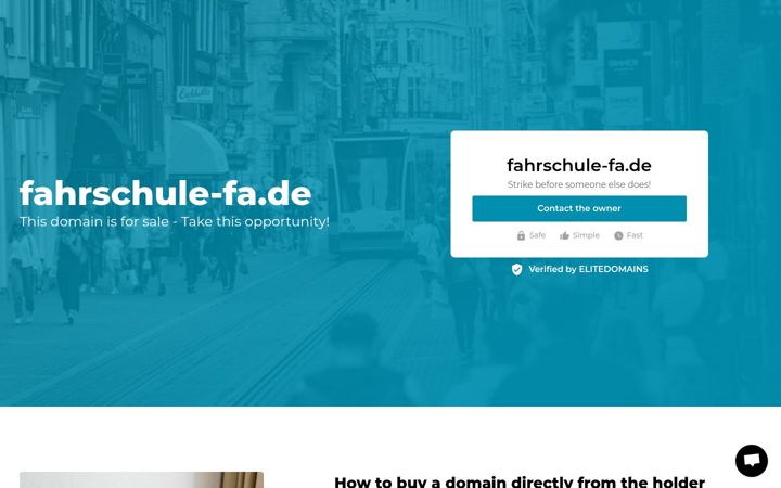 Screenshot of fahrschule-fa.de