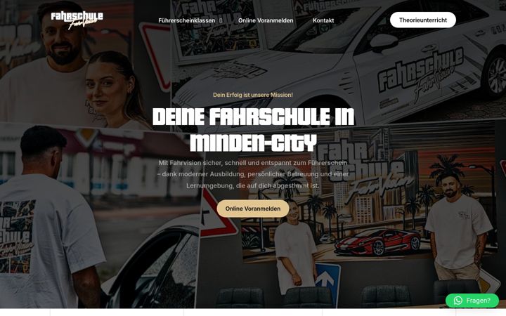 Screenshot του fahrschule-fahrvision.de