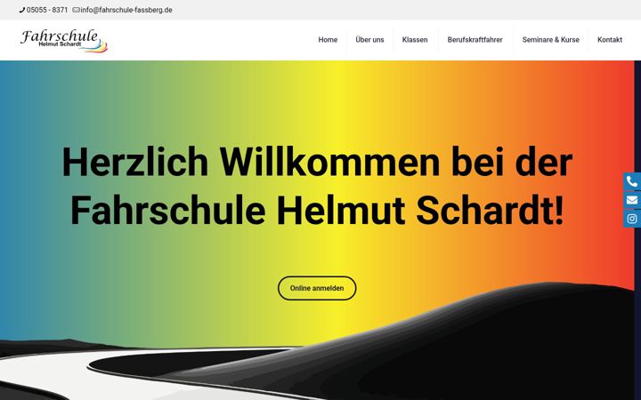 Screenshot of fahrschule-fassberg.de