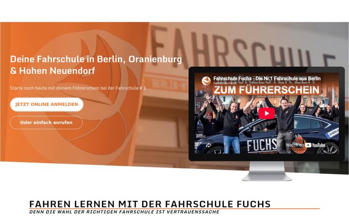 Screenshot του fahrschule-fuchs.de