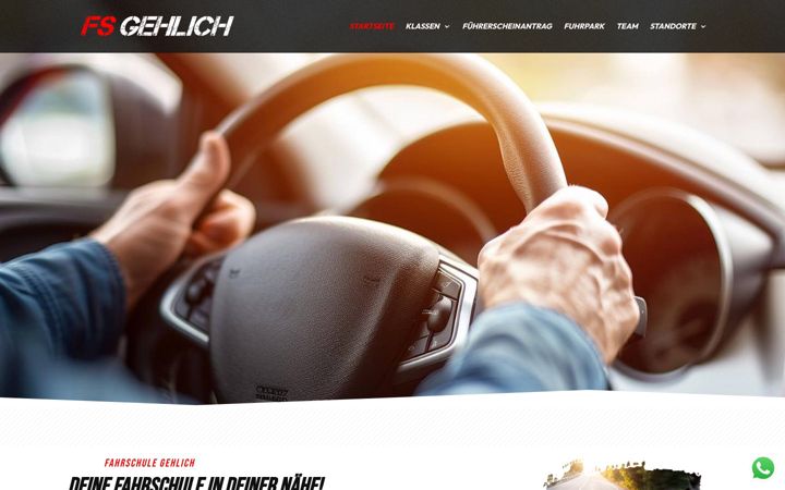 Screenshot of fahrschule-gehlich.de