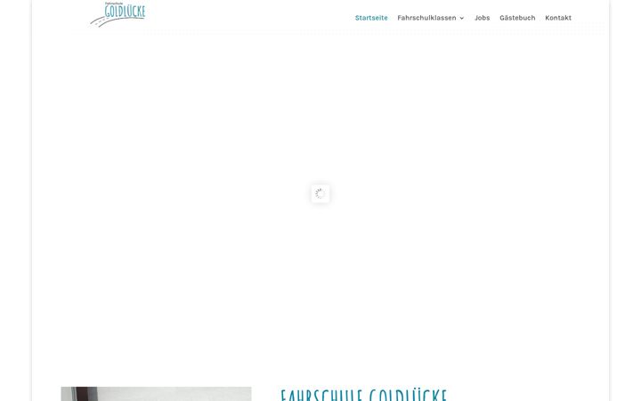 Screenshot of fahrschule-goldluecke.de