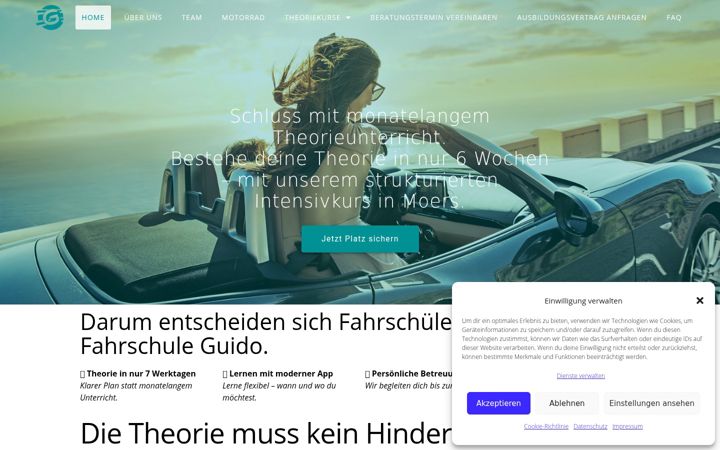 Screenshot of fahrschule-guido.de