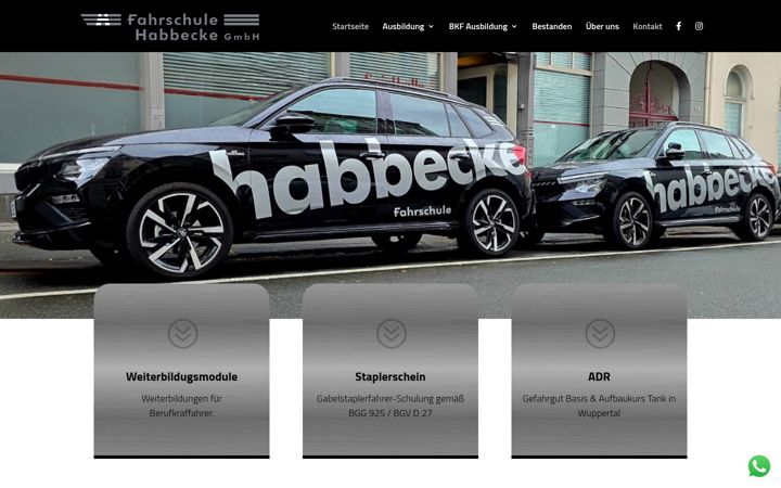 Screenshot of fahrschule-habbecke.de