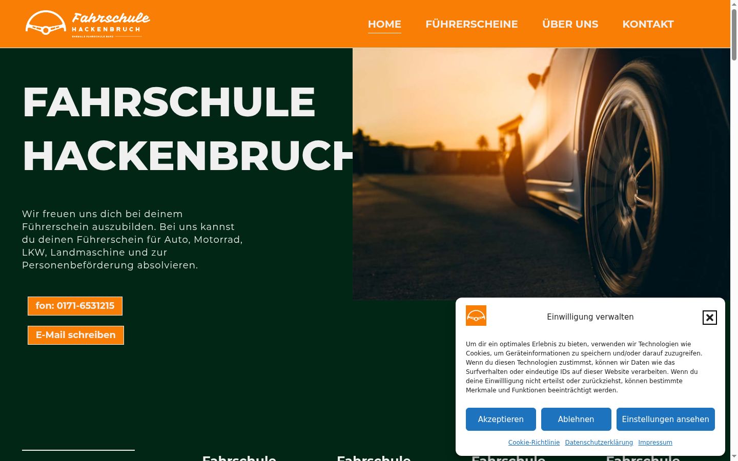 Screenshot tal-banner tal-kunsens muri qabel kwalunkwe interazzjoni