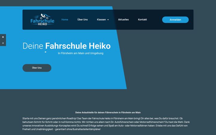Screenshot of fahrschule-heiko.de
