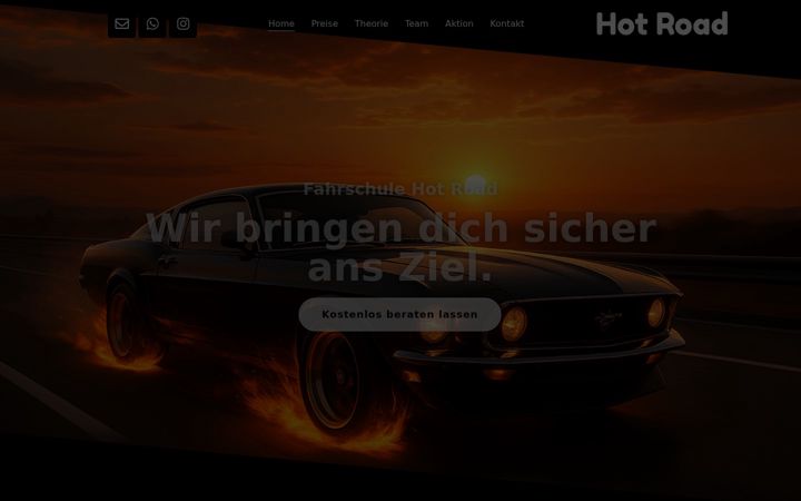 Skærmbillede af fahrschule-hotroad.de
