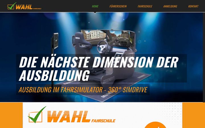Screenshot of fahrschule-leer.de