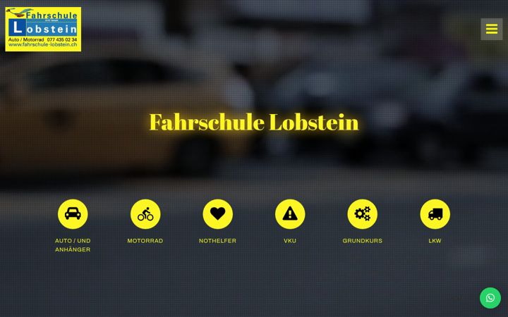 Skærmbillede af fahrschule-lobstein.ch