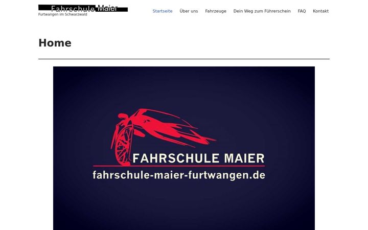 Screenshot of fahrschule-maier-furtwangen.de
