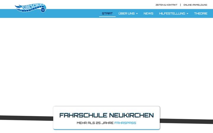 Capture d'écran de fahrschule-neukirchen.de