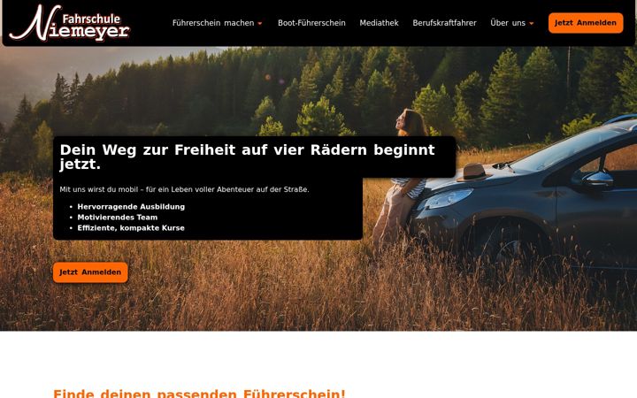 Screenshot von fahrschule-niemeyer.de