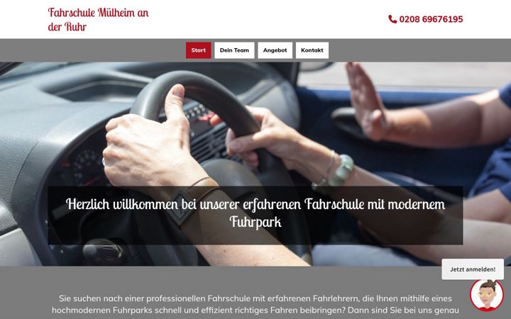 Screenshot of fahrschule-niermann.de