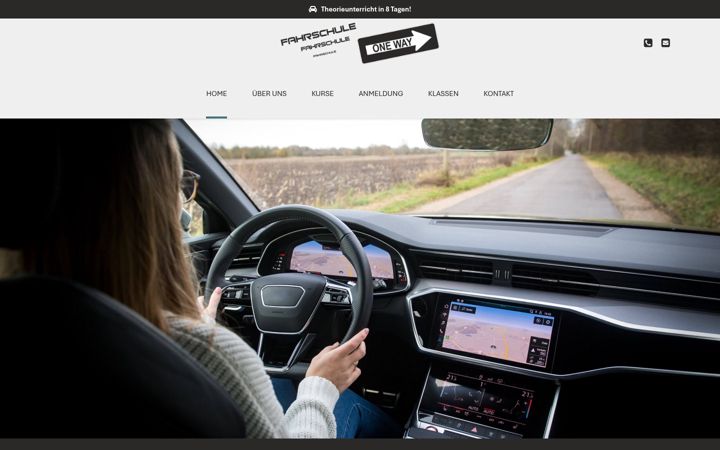 Capture d'écran de fahrschule-oneway.de