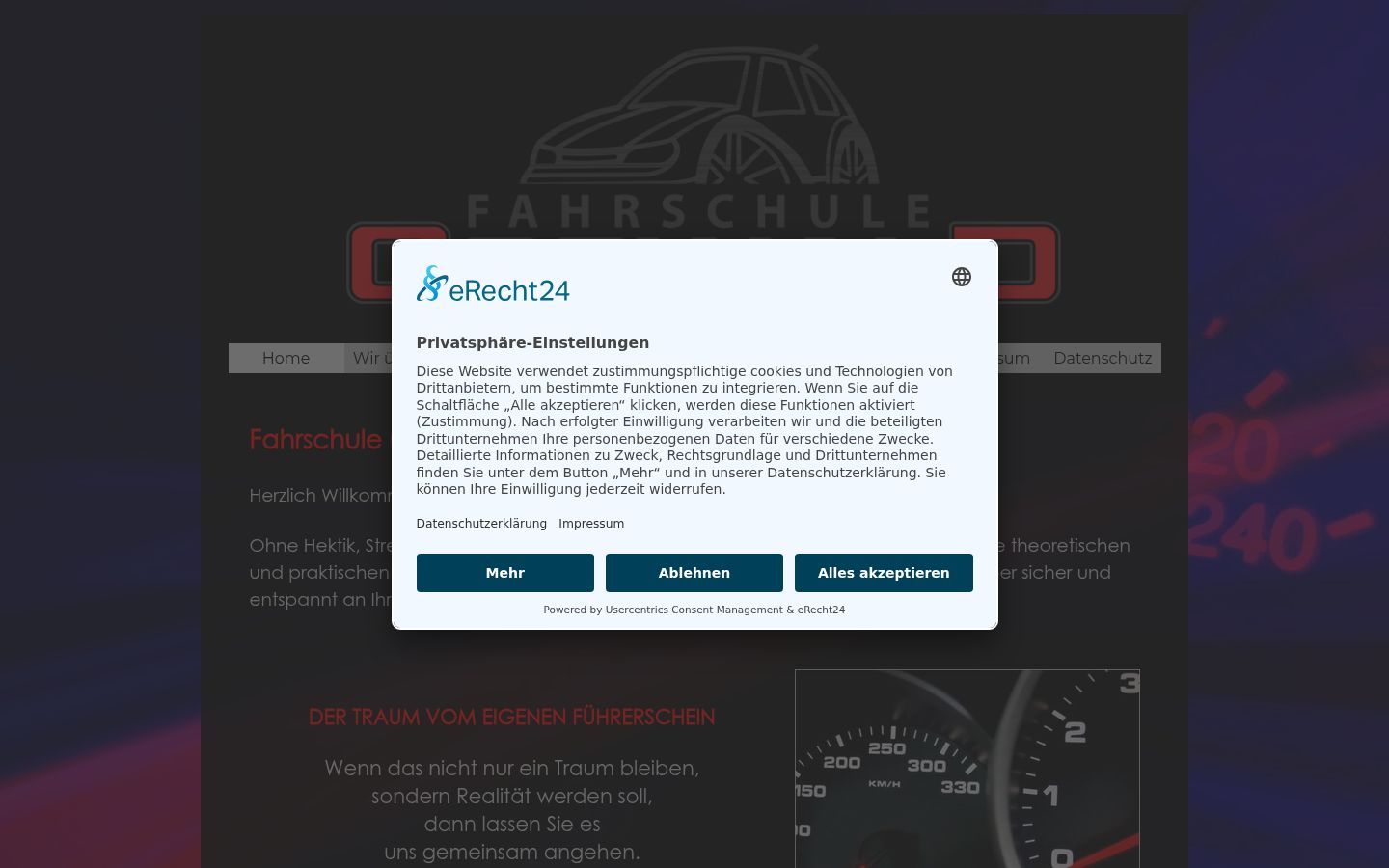Screenshot tal-banner tal-kunsens muri qabel kwalunkwe interazzjoni