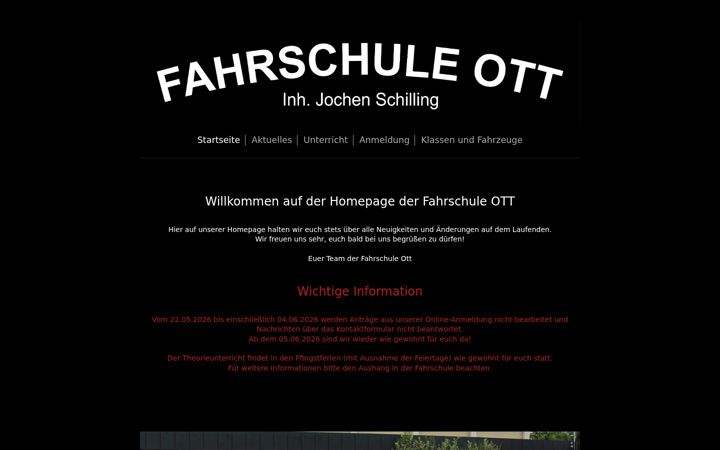 Screenshot of fahrschule-ott.info