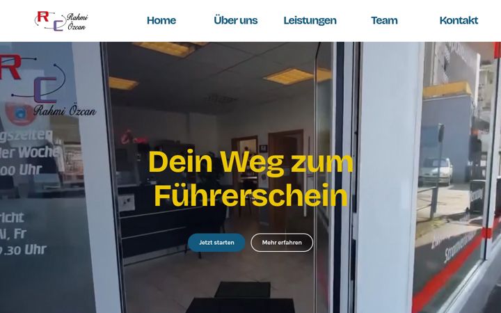 Screenshot of fahrschule-rc.com