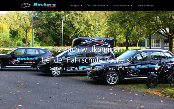 Skærmbillede af fahrschule-reckers.de