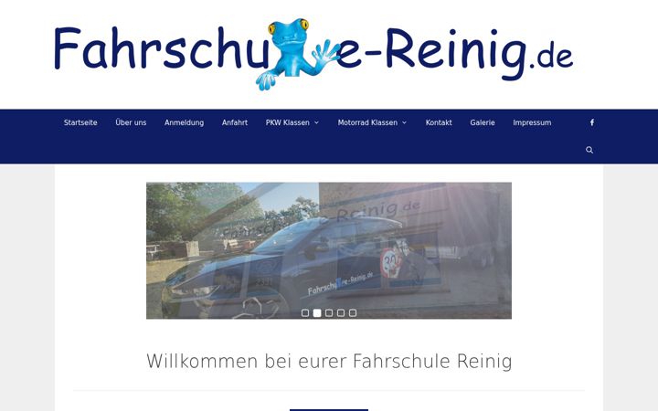 Skærmbillede af fahrschule-reinig.de