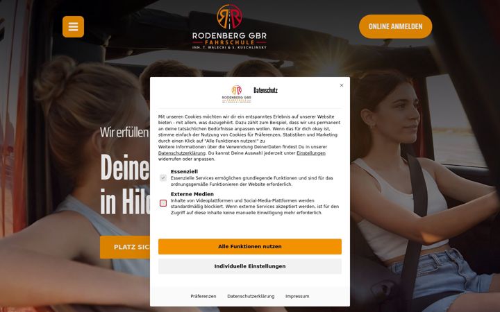 Skærmbillede af fahrschule-rodenberg-gbr.de